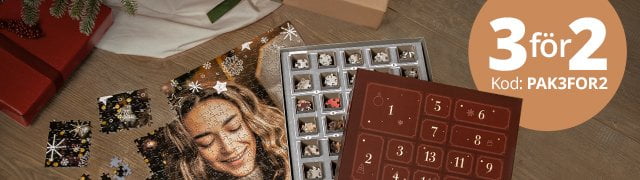3 för 2-kampanj: En gratis pusseladventskalender!