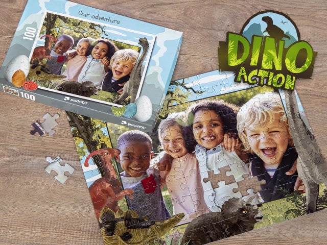 Dinosauriepussel för barn